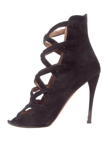 Alaïa Caged Booties