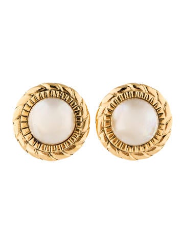 Chanel Clip On Earrings