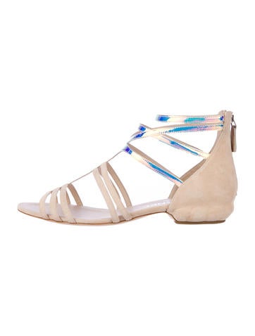 Chanel Iridescent Gladiator Sandals