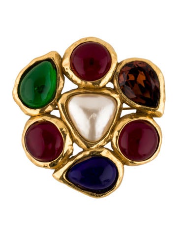 Chanel Gripoix Brooch