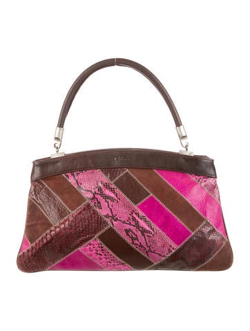 Chloé Snakeskin Handle Bag