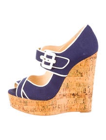 Christian Louboutin Wedge S...