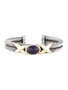 David Yurman Amethyst Cable Bracelet