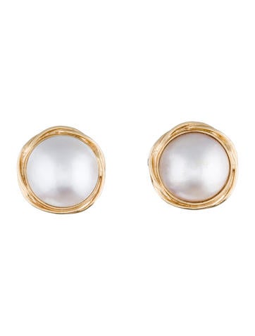 Mabé Pearl Earrings