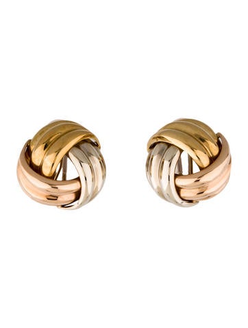 18K Twist Dome Earrings