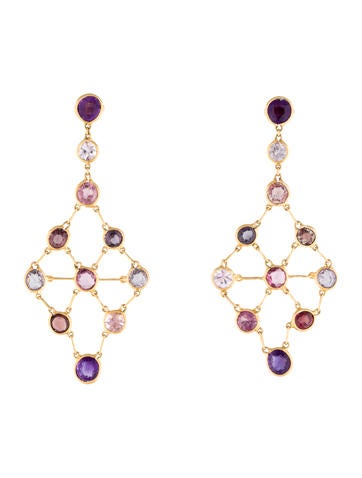 18K Multigem Earrings