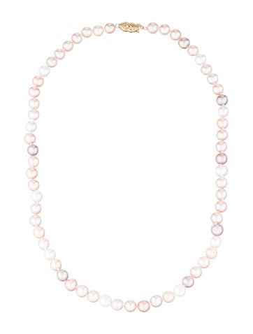 Pastel Pearl Strand Necklace