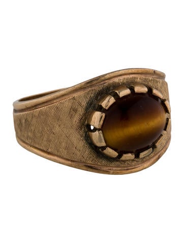 14K Tiger's Eye Ring