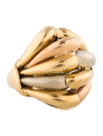 Tricolor Dome Ring