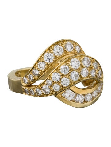 Diamond Swirl Ring