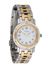 Hermès Two-Tone Clipper Watch Hermès Two-Tone Clipper Watch