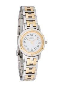 Hermès Two-Tone Clipper Watch Hermès Two-Tone Clipper Watch
