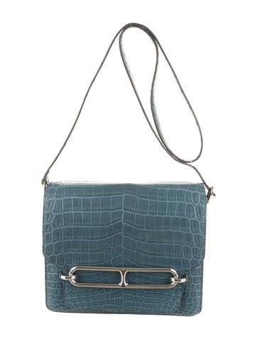 Hermès Crocodile Sac Roulis