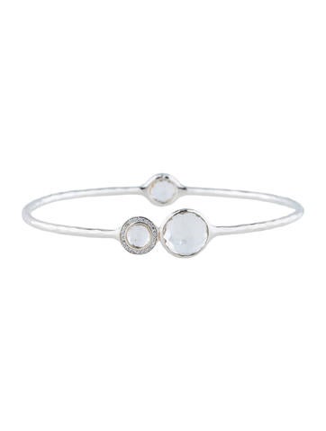 Ippolita Stella Quartz and Diamond Bangle