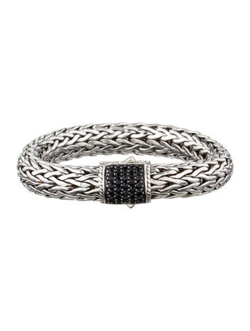John Hardy Black Sapphire Wheat Chain Bracelet