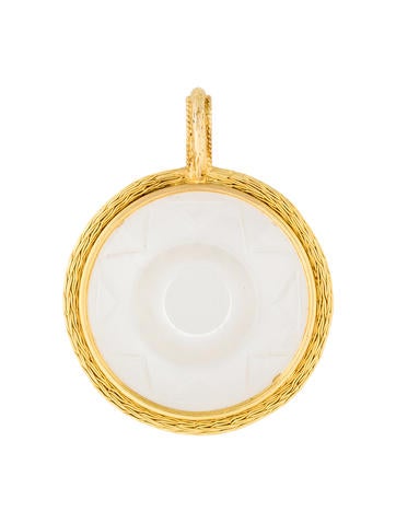 Lalaounis 18K Carved Quartz Pendant