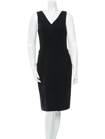 Oscar de la Renta Wool Dress