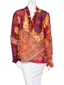 Roberto Cavalli Silk Tunic