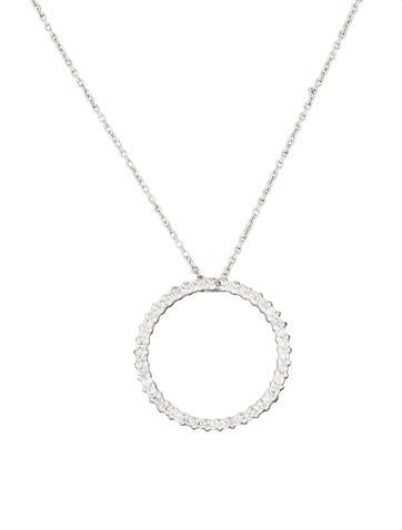 Roberto Coin Diamond Circle Necklace