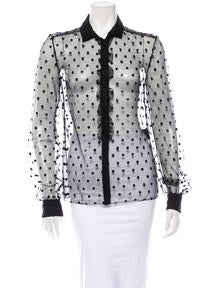 Saint Laurent Mesh Top Saint Laurent Mesh Top