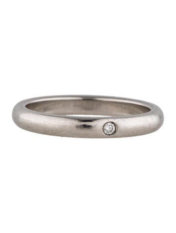 Tiffany & Co. Platinum Diamond Band Ring