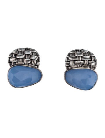 Vaubel Chalcedony Clip-On Earrings