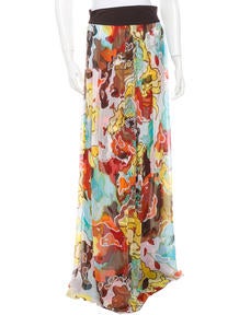 Diane von Furstenberg Silk Maxi Skirt