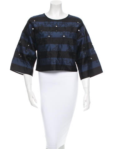 Tibi Silk Top