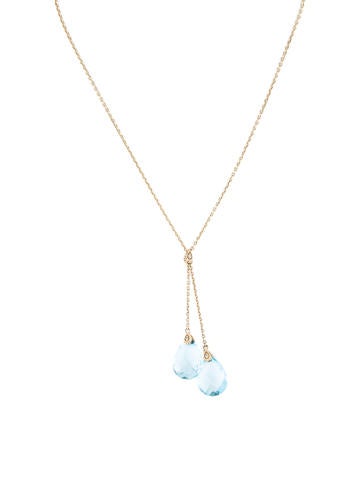 Zoe B. Topaz Bolo Necklace
