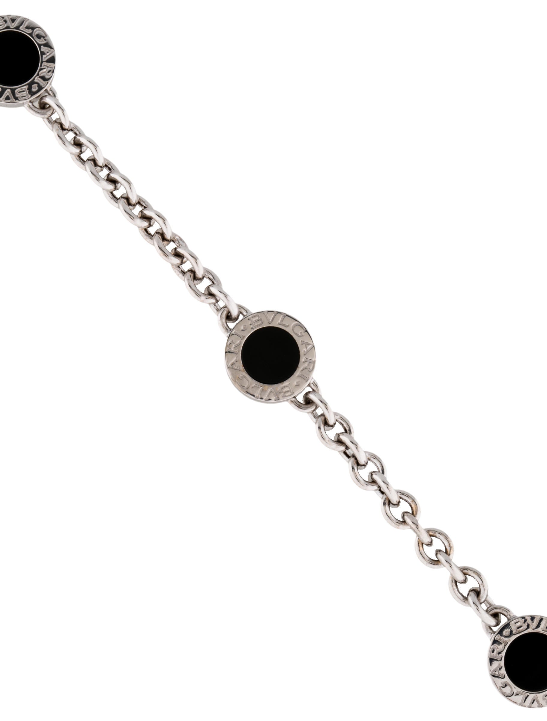 Bvlgari 18K Onyx Bracelet Jewelry BUL21754 The RealReal