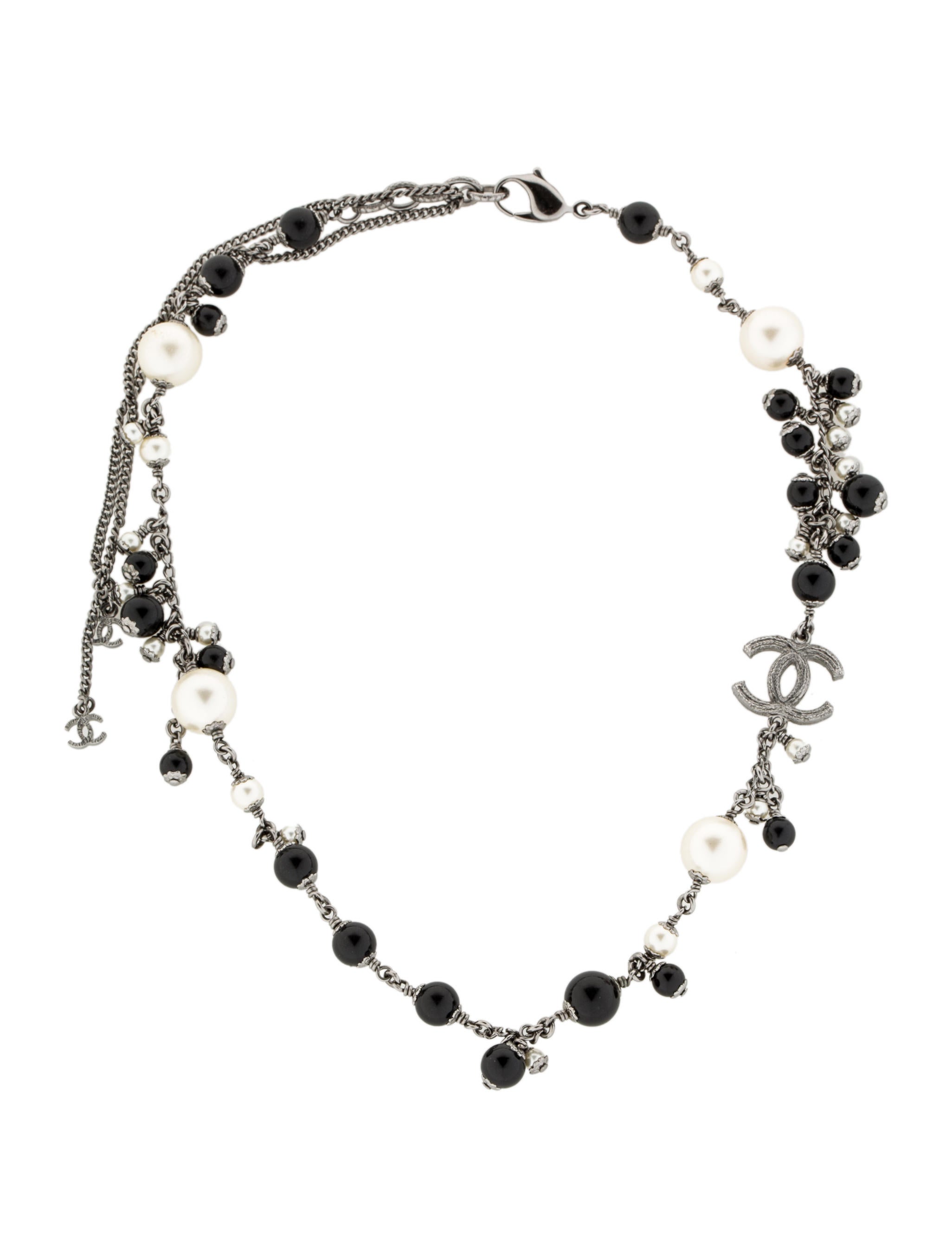 Chanel Faux Pearl Necklace Jewelry CHA51614 The RealReal