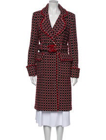 2017 Patterned Trench Coat