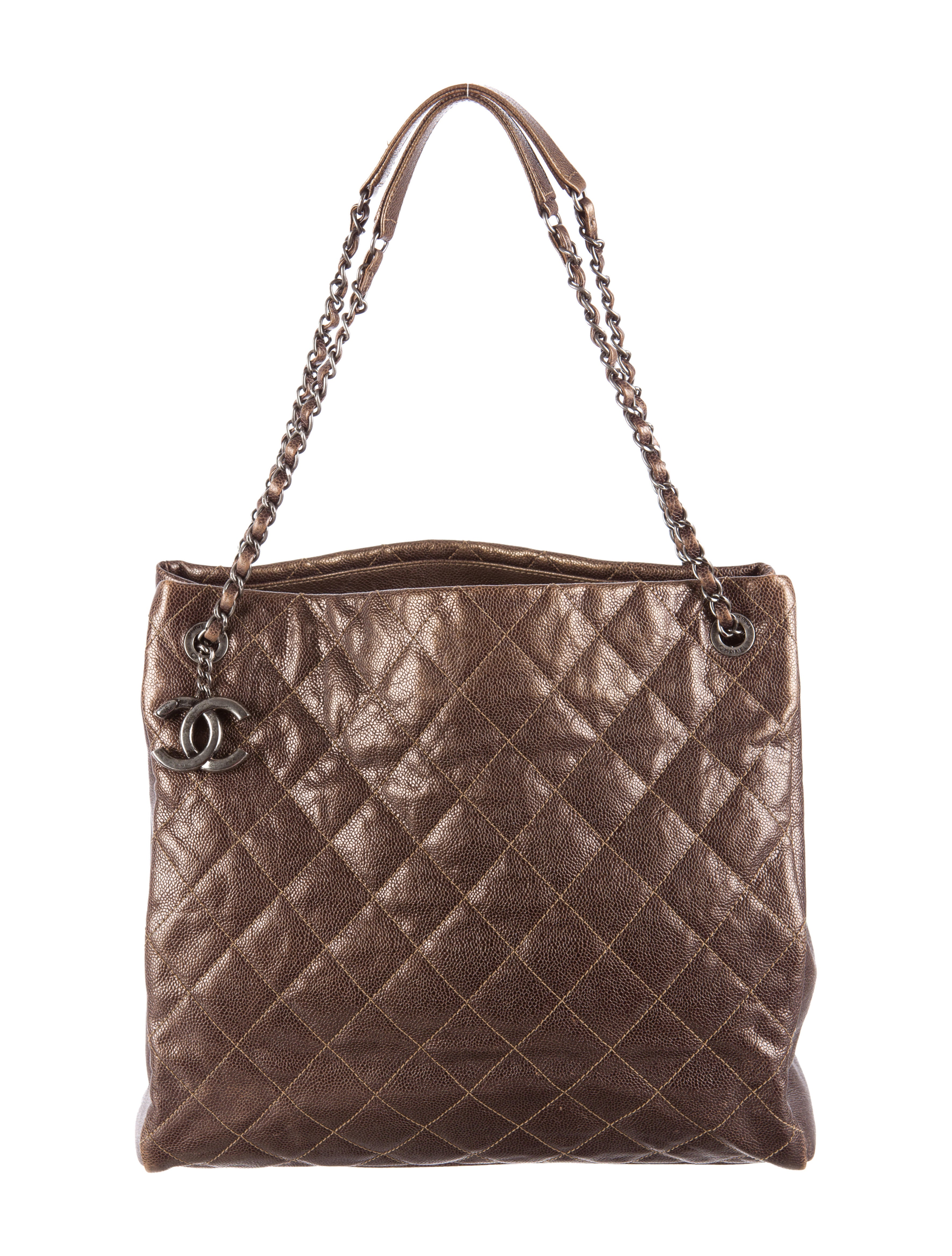 Chanel Large Zip Shopping Tote Handbags CHA95288 The RealReal