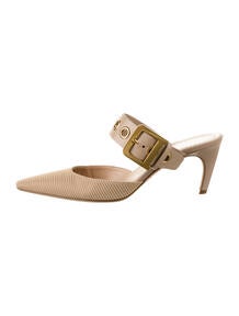 D-Dior Leather Mules