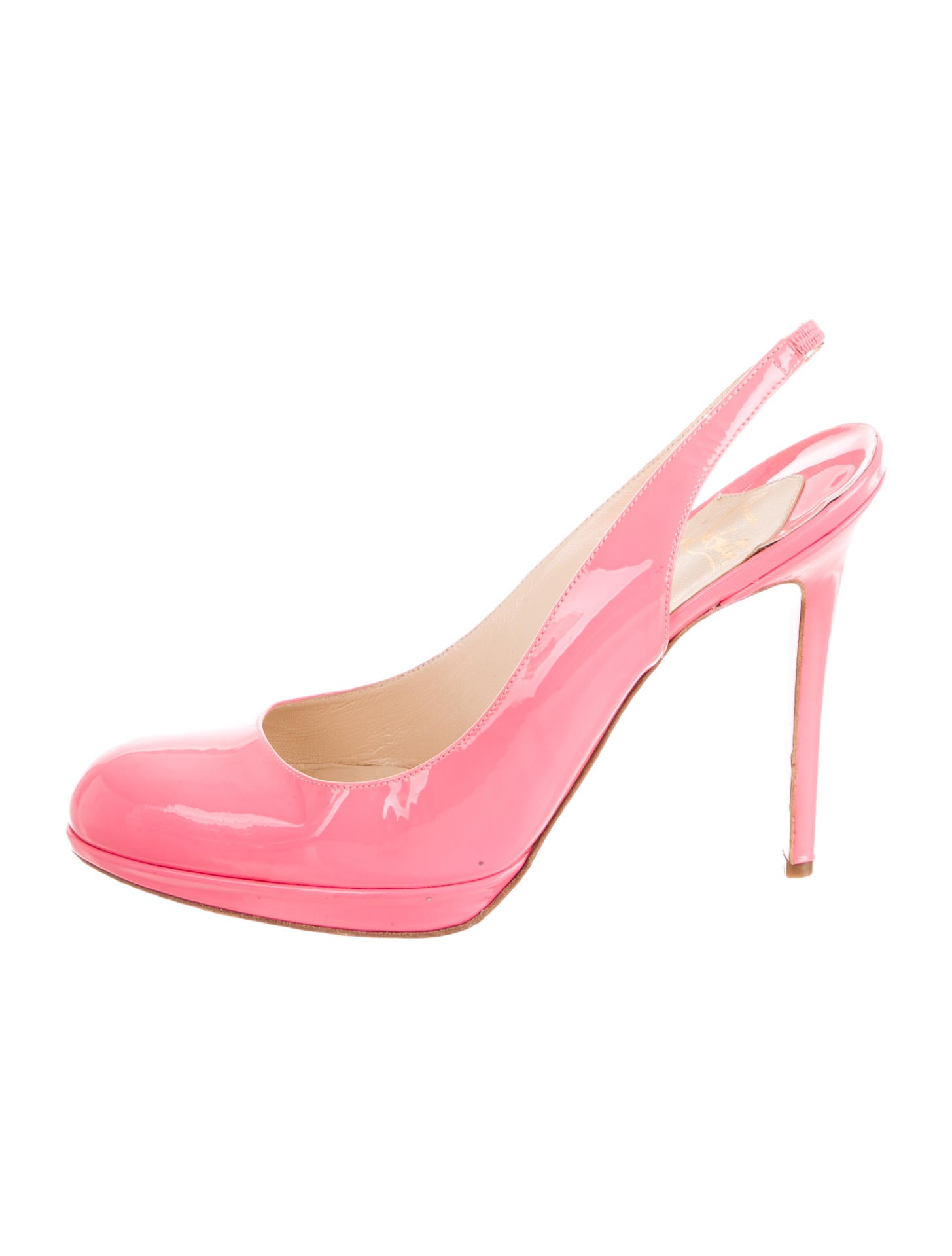 pink slingback heels