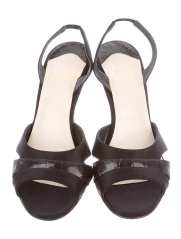 christian louboutin ostrich leg slide sandals christian louboutin ostrich leg slide sandals