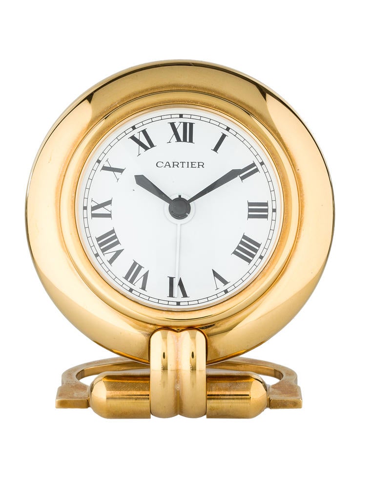 Cartier Travel Desk Clock Fashion Watches CRT20420 The RealReal