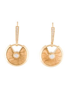 Guilloche Amulette De Cartier Earrings