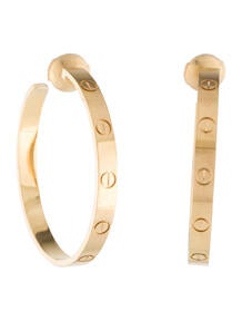 LOVE Hoop Earrings