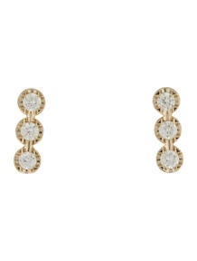 14K Diamond Stud Earrings