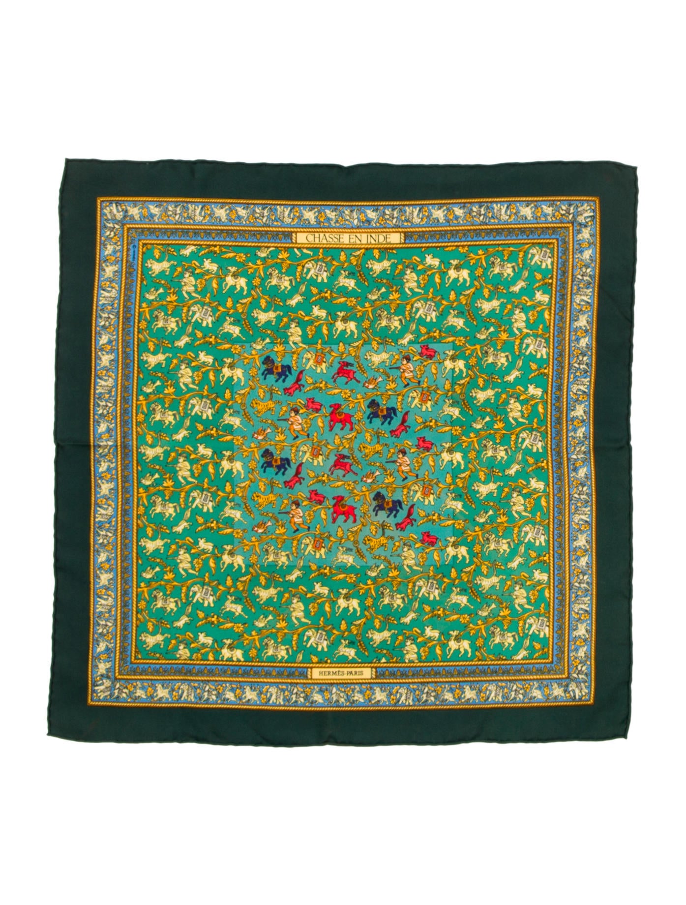 Hermès Silk Pocket Square Mens Accessories HER36504 The RealReal