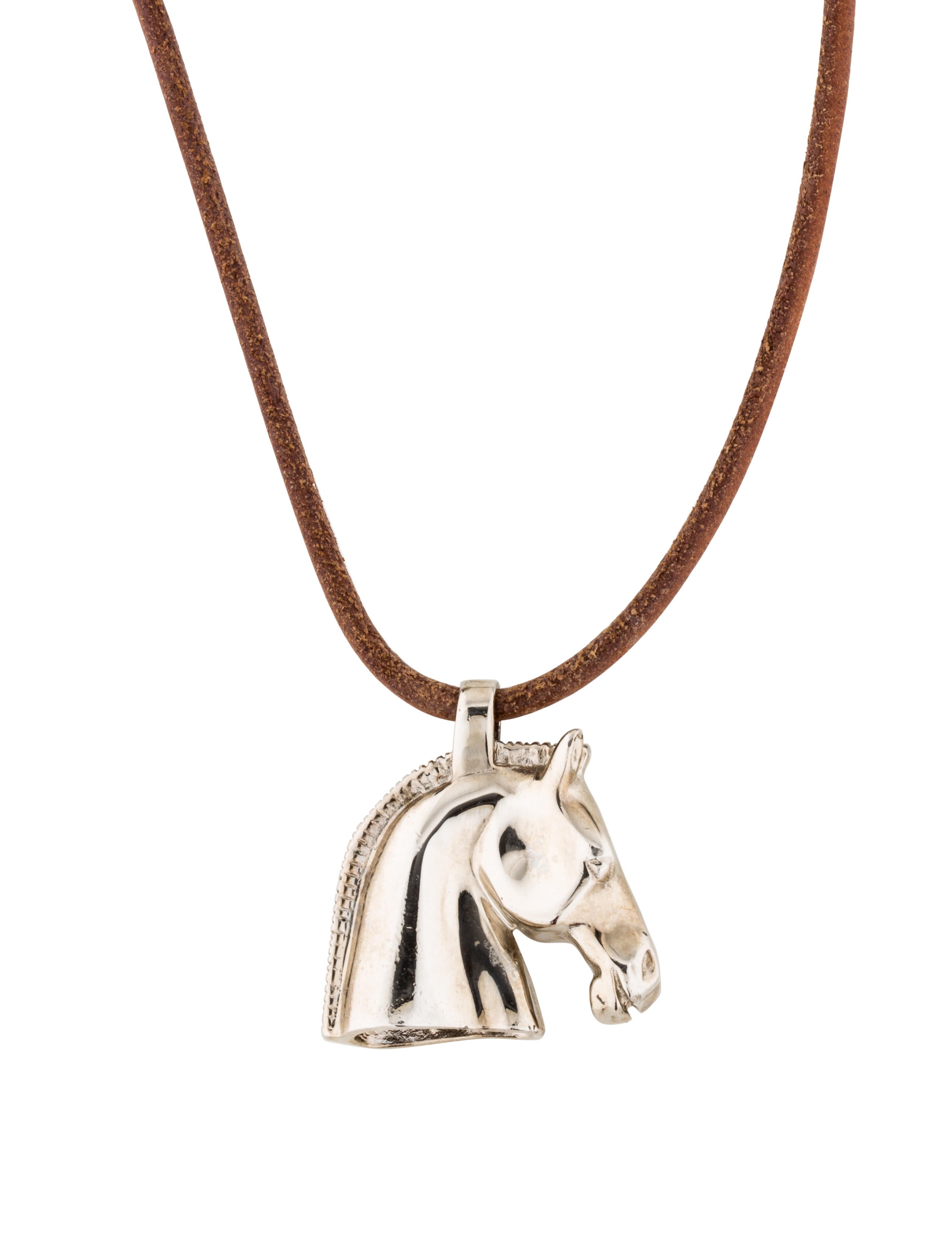 Hermès Horse Head Pendant Necklace Necklaces HER56169 The RealReal