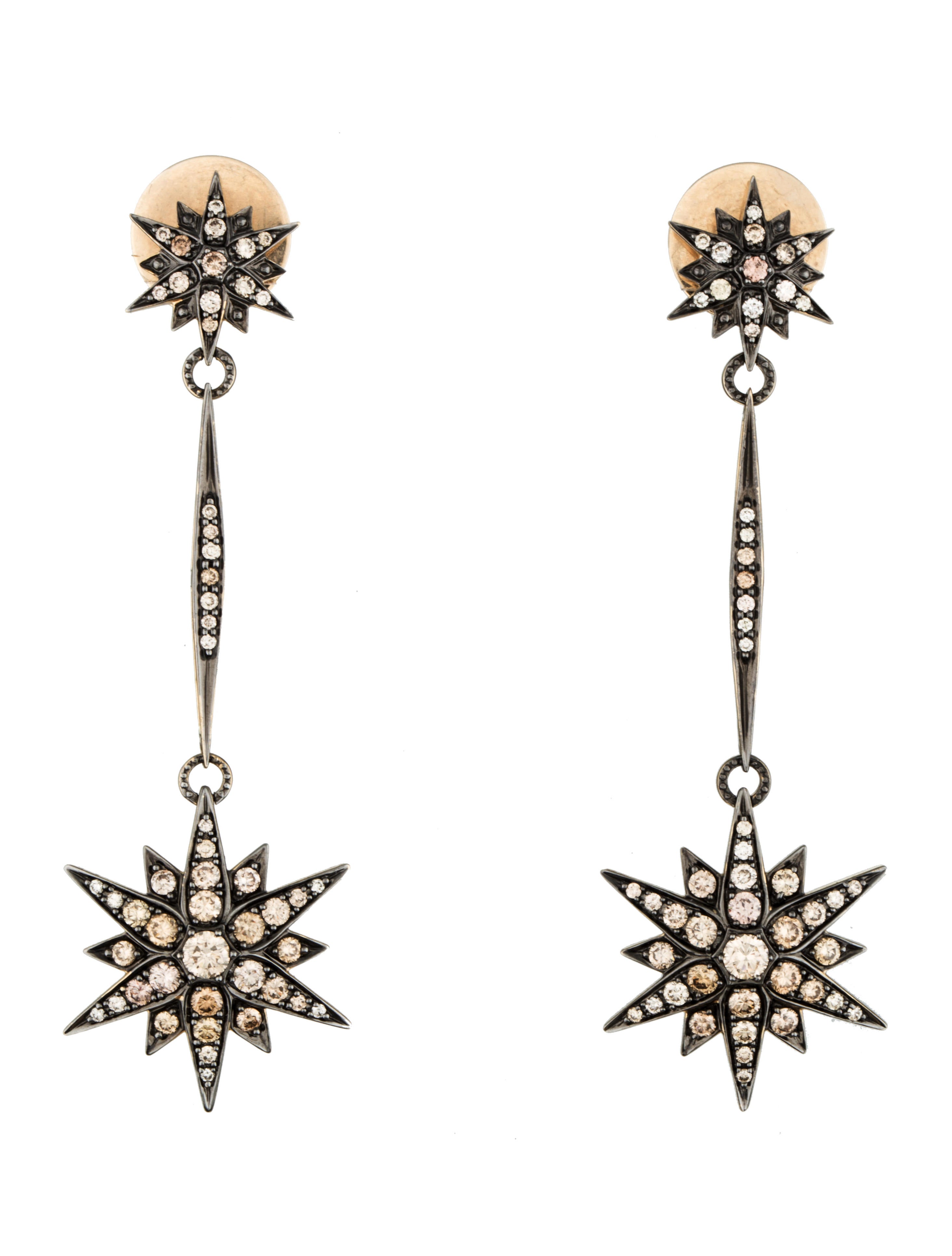 H.Stern Diamond Noble Stars Earrings Jewelry HST20145 The RealReal