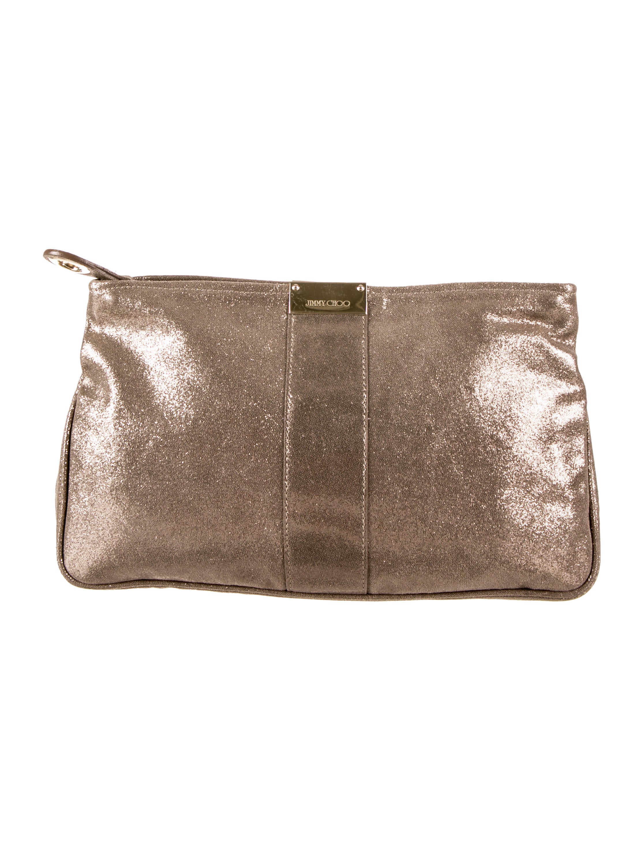 Jimmy Choo Suede Clutch Handbags JIM31883 The RealReal