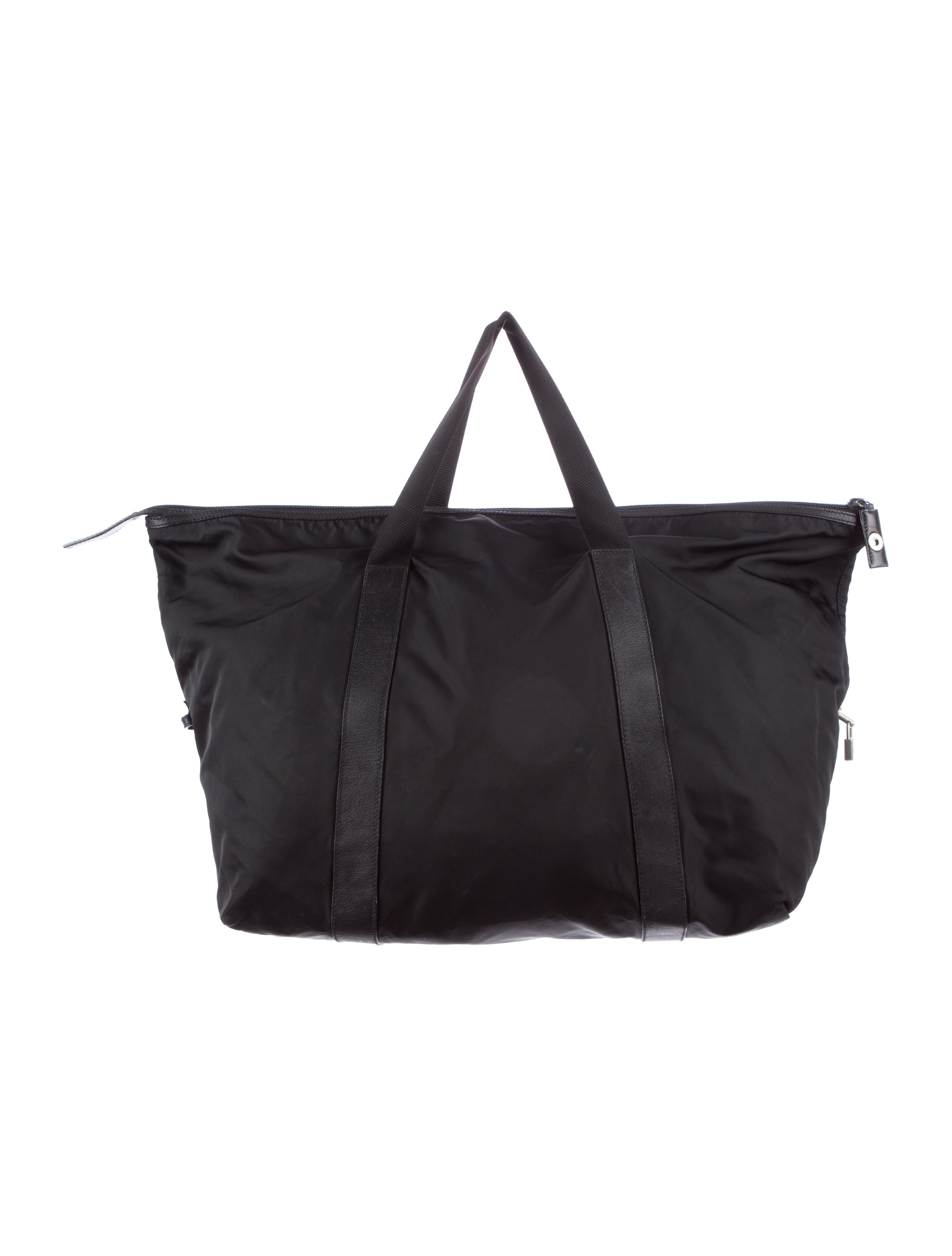 prada tessuto leather weekender prada tessuto leather weekender