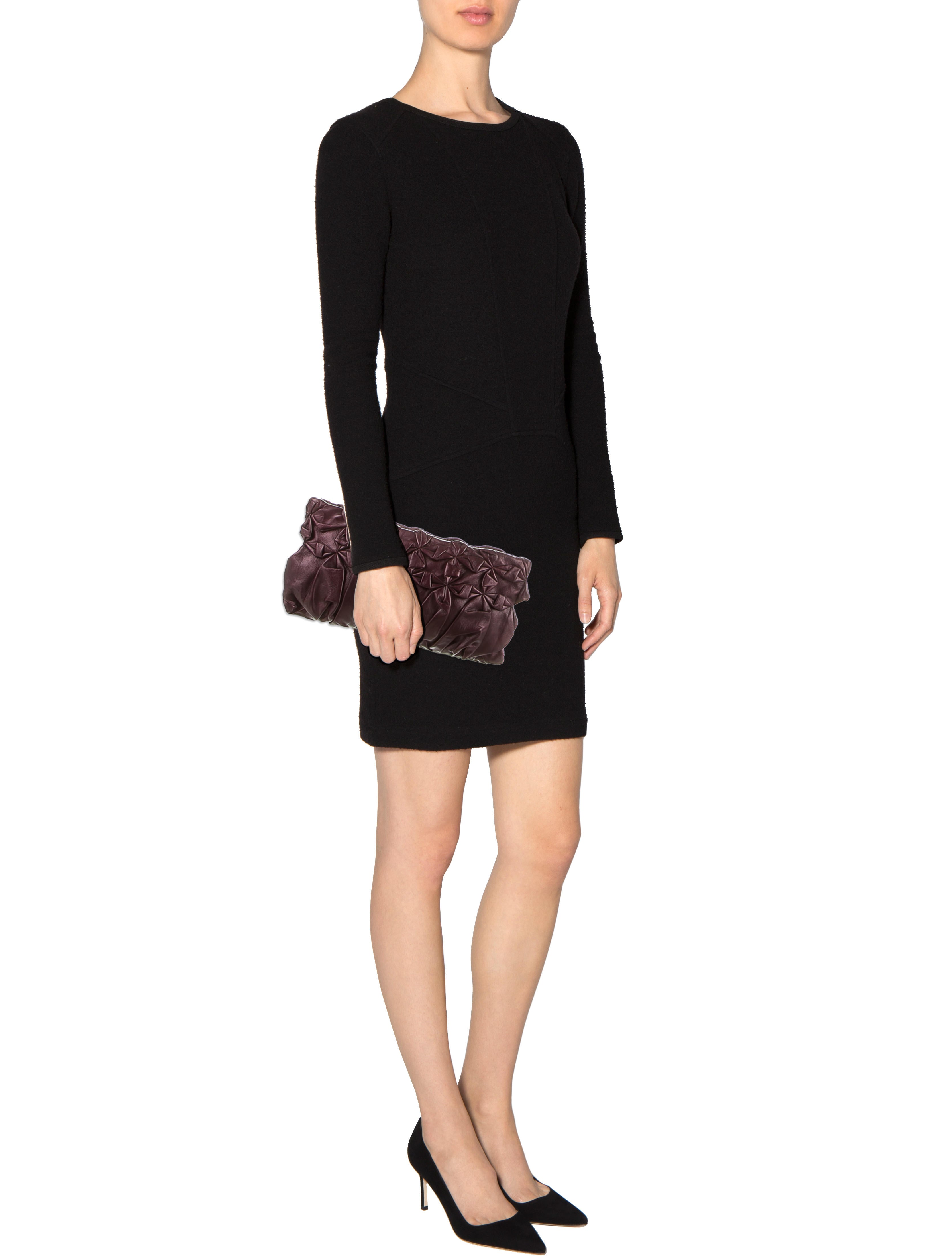 prada nappa pleated clutch prada nappa pleated clutch