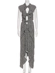 Printed Long Dress w/ Tags