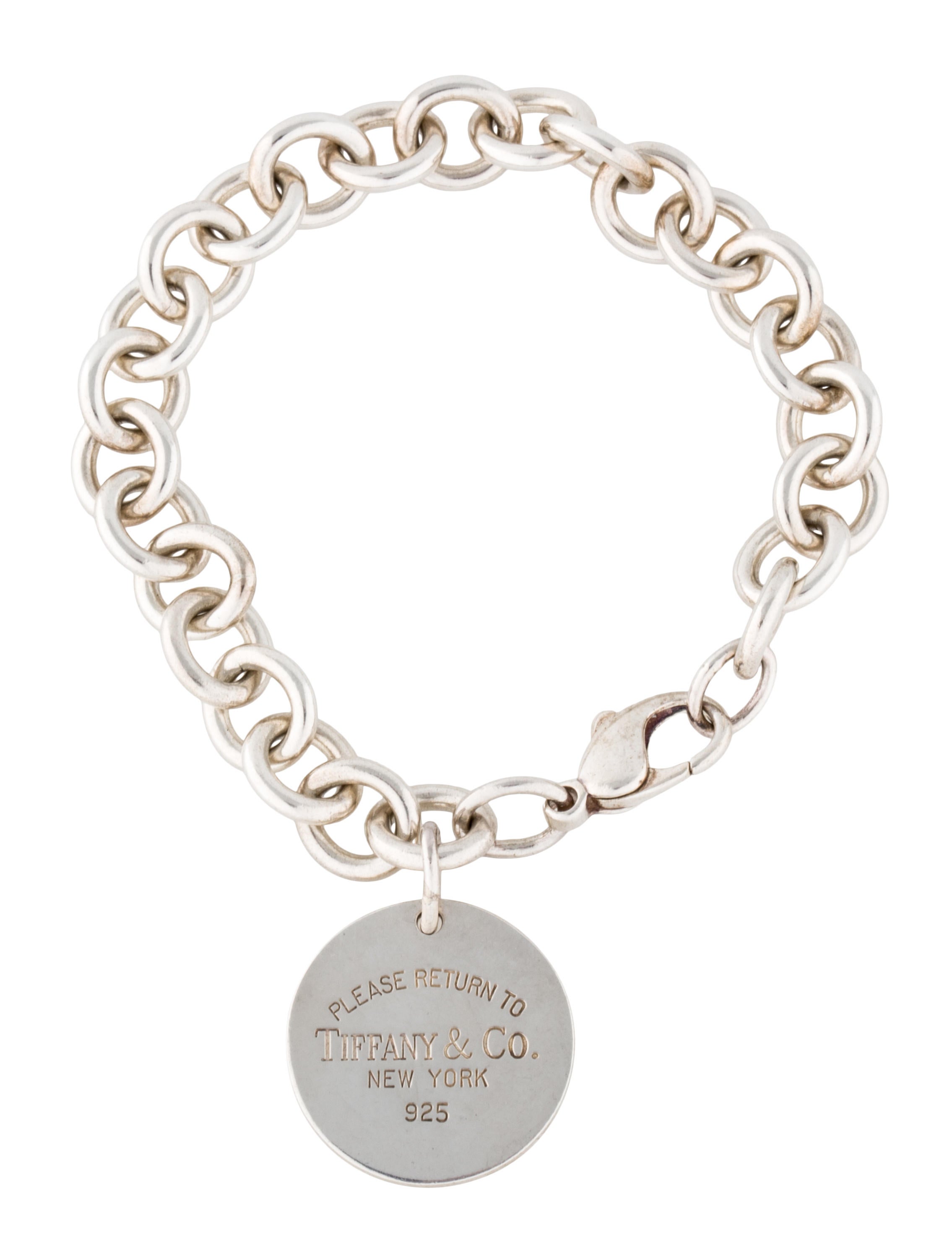 Tiffany & Co. Return to Tiffany Round Tag Bracelet Jewelry TIF32012 The RealReal