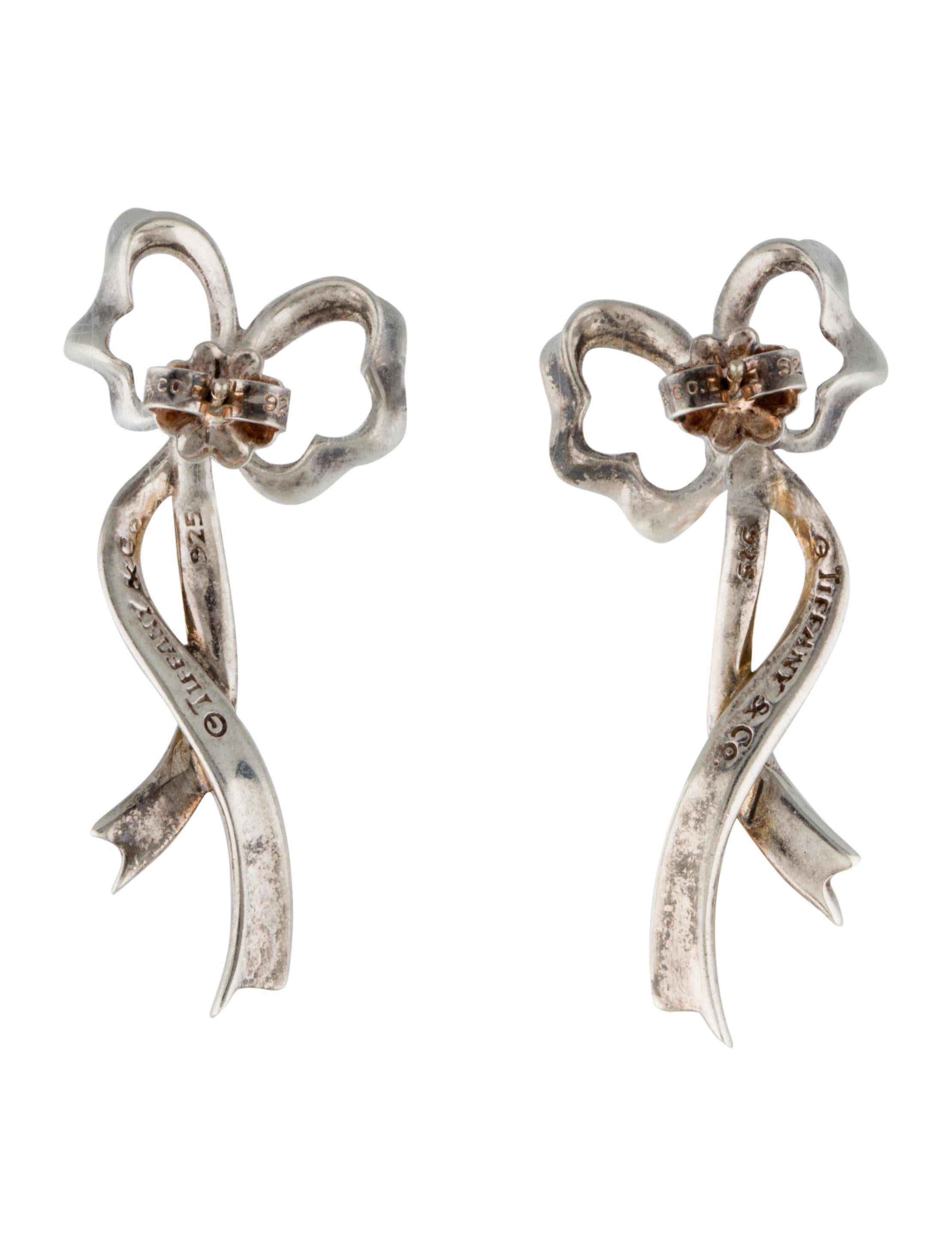 Tiffany & Co. Bow Earrings Earrings TIF36165 The RealReal