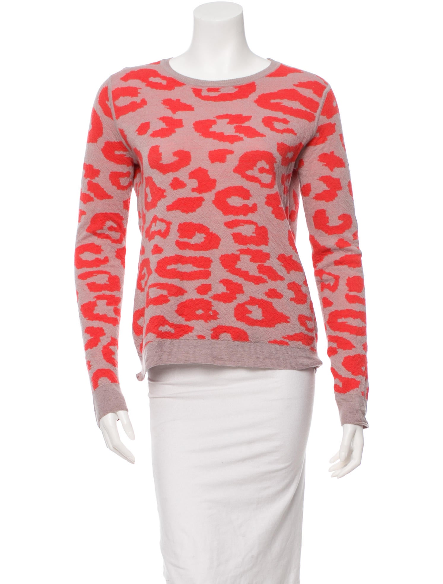 Patterned Knit Sweater m